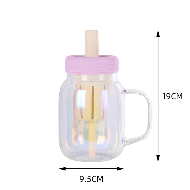 Samanlı Dopamin Yüksək Borosilikat Şüşə Tumbler