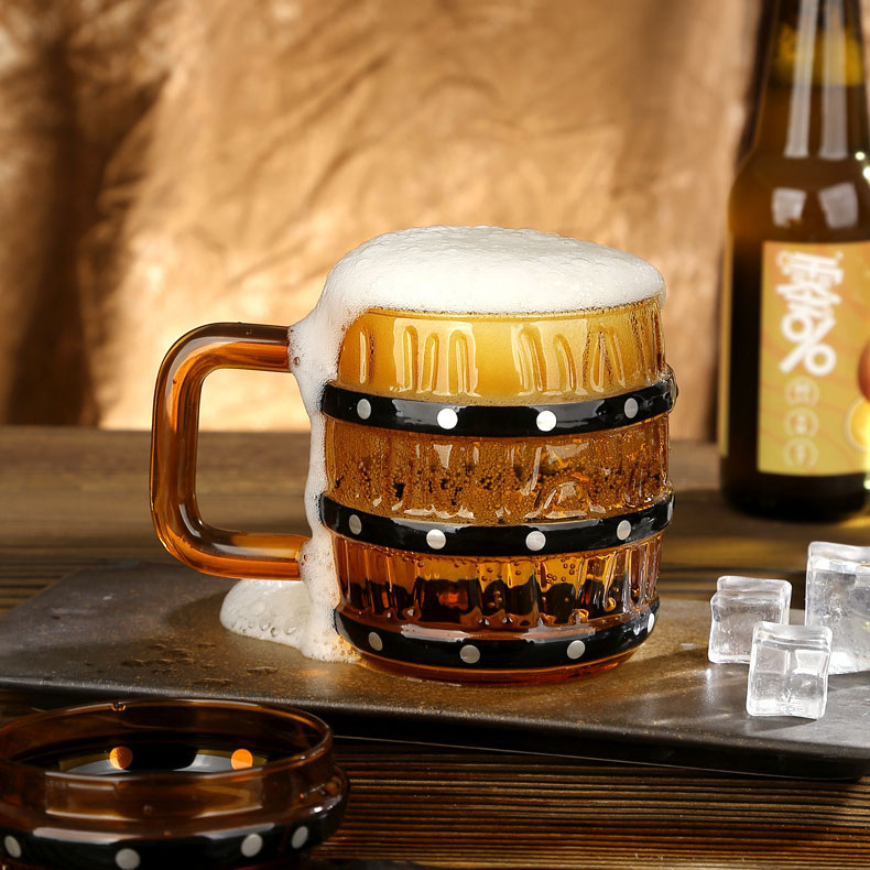 Pirate Barrel Şüşə Pivə Kupası